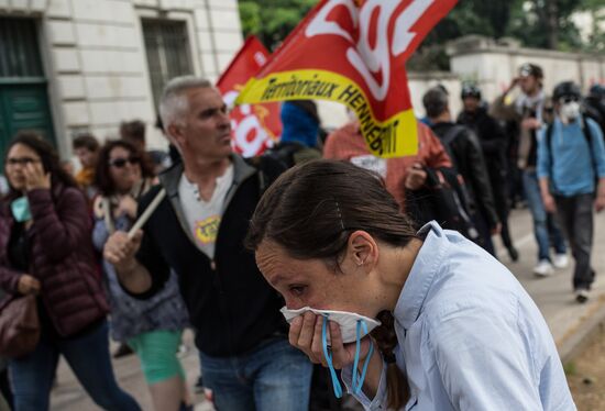 Protests in Paris