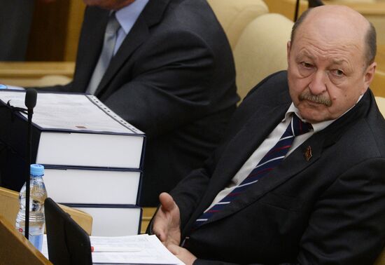 State Duma plenary meeting