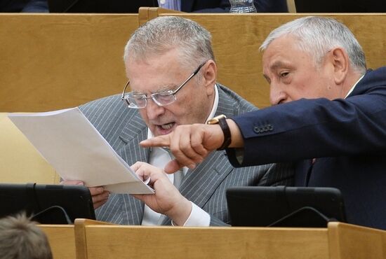 State Duma plenary meeting