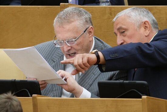 State Duma plenary meeting