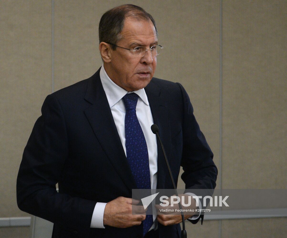 State Duma plenary meeting