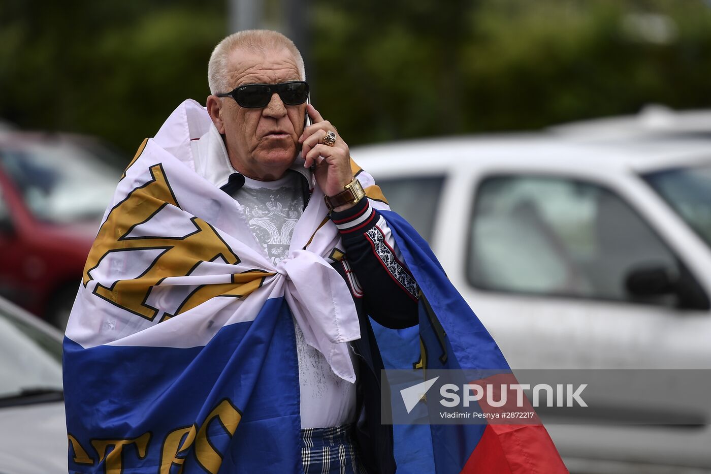 The UEFA Euro 2016. Russia vs. Slovakia