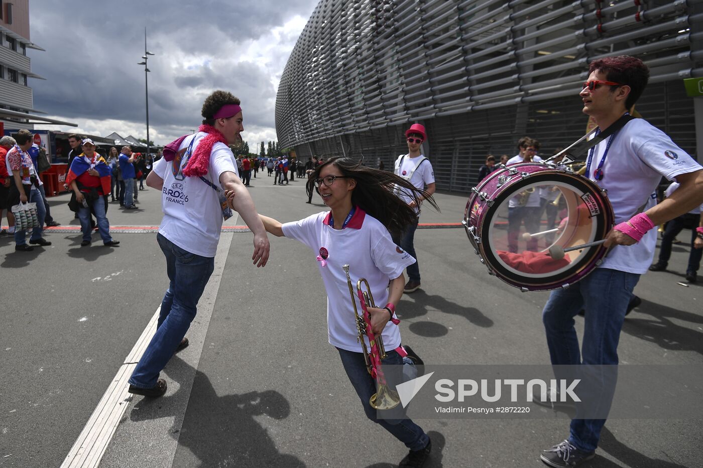 The UEFA Euro 2016. Russia vs. Slovakia