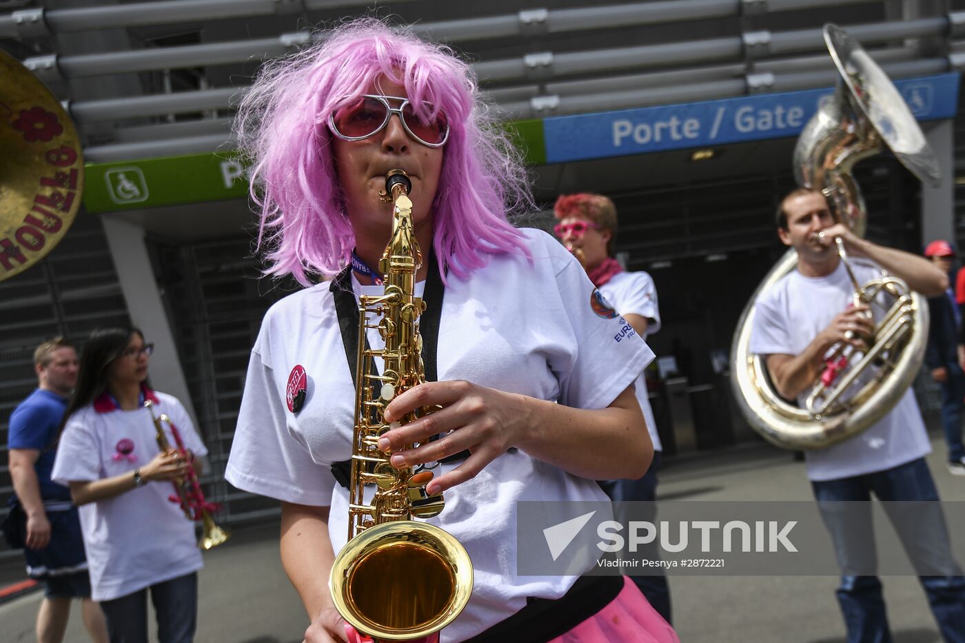 The UEFA Euro 2016. Russia vs. Slovakia