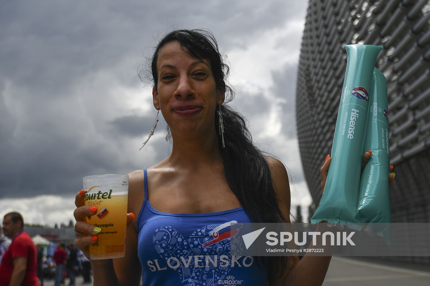 The UEFA Euro 2016. Russia vs. Slovakia