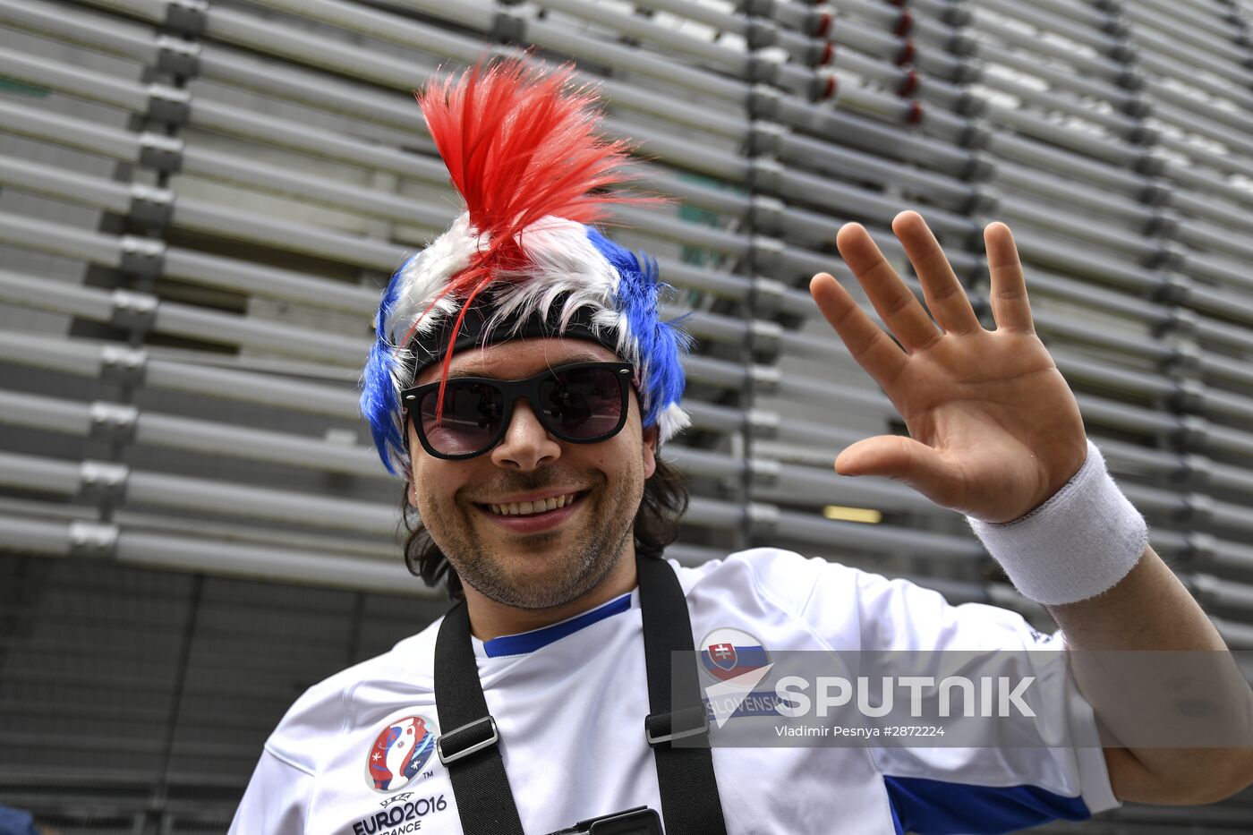 The UEFA Euro 2016. Russia vs. Slovakia