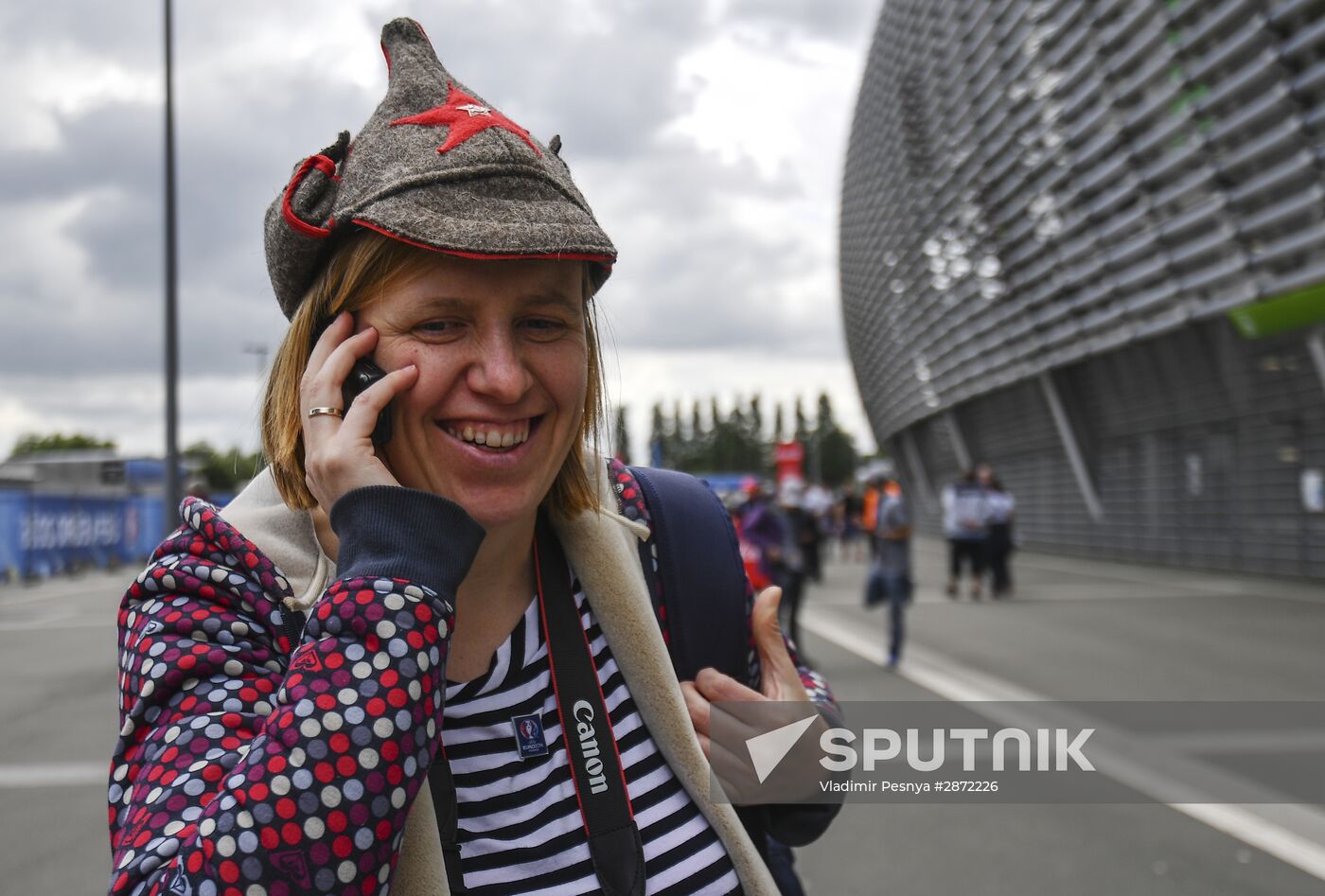 The UEFA Euro 2016. Russia vs. Slovakia