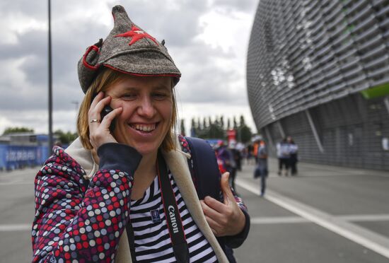 The UEFA Euro 2016. Russia vs. Slovakia