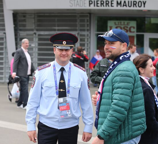 UEFA Euro 2016. Russia vs. Slovakia