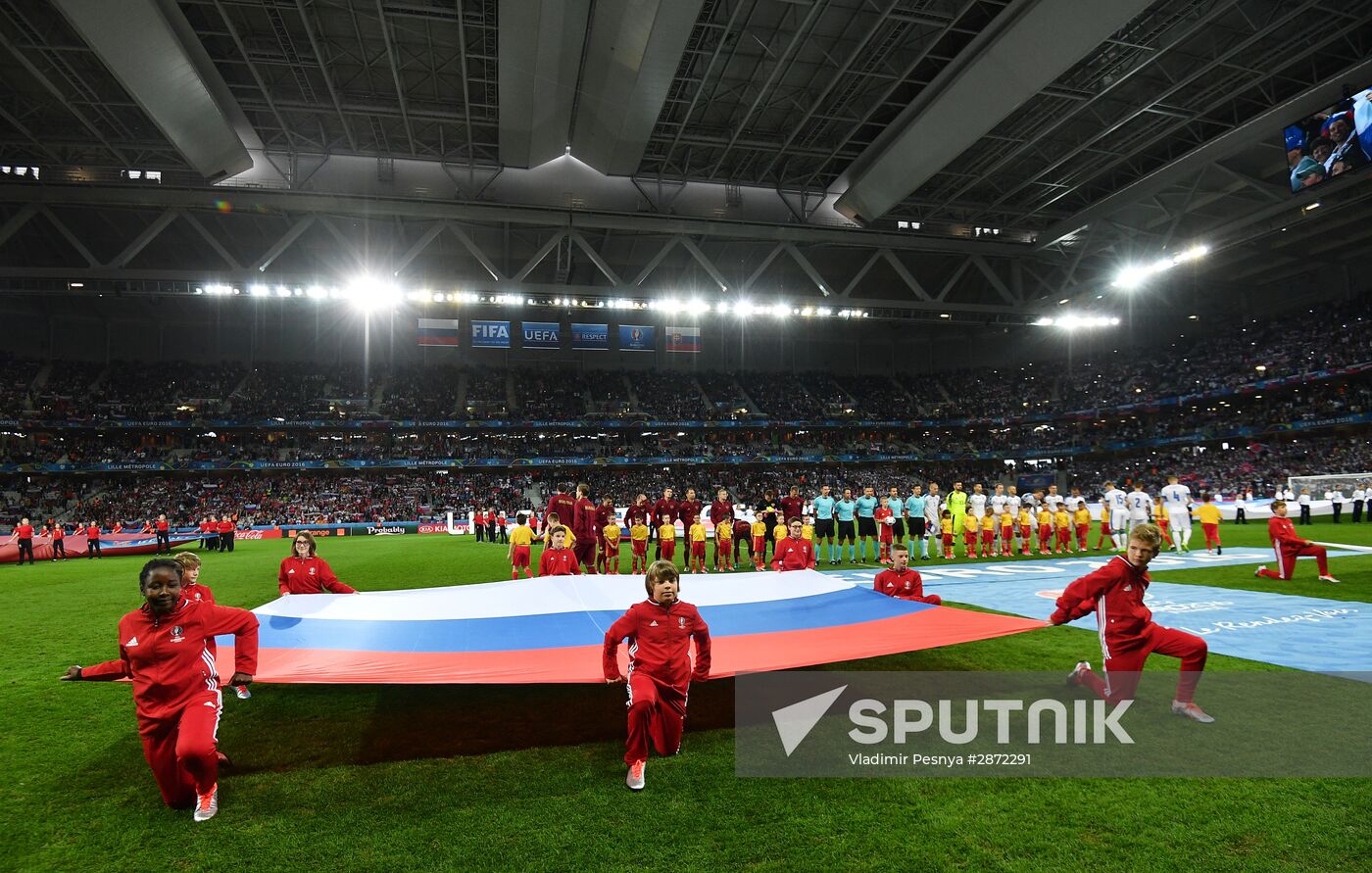 UEFA Euro 2016. Russia vs. Slovakia