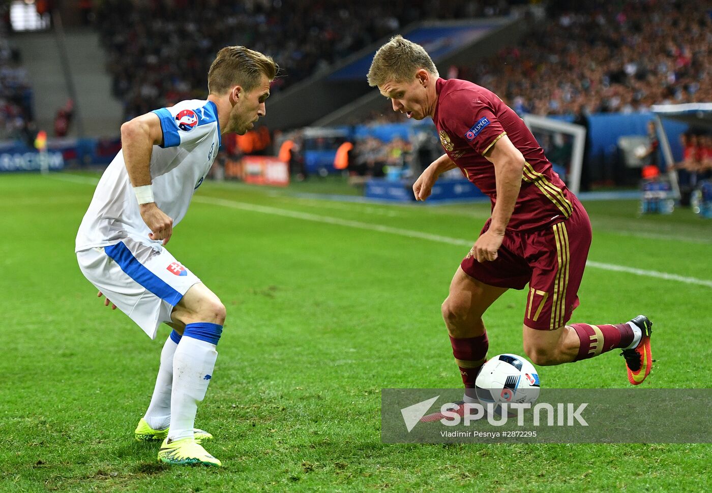 UEFA Euro 2016. Russia vs. Slovakia