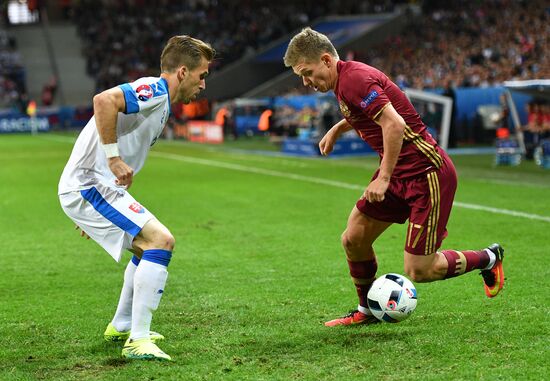 UEFA Euro 2016. Russia vs. Slovakia