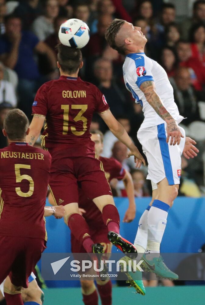 UEFA Euro 2016. Russia vs. Slovakia