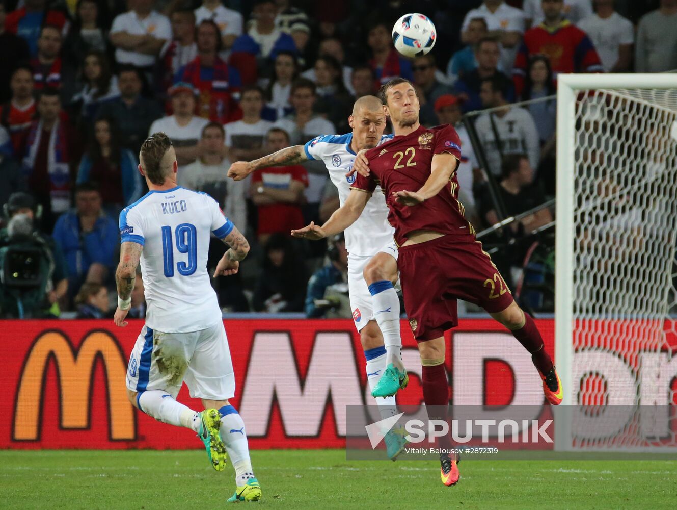 UEFA Euro 2016. Russia vs. Slovakia