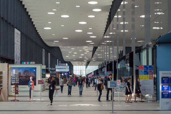 Preparations for St. Petersburg International Economic Forum's opening