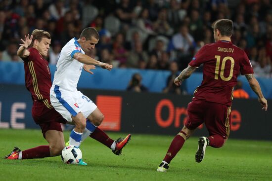 UEFA Euro 2016. Russia vs. Slovakia