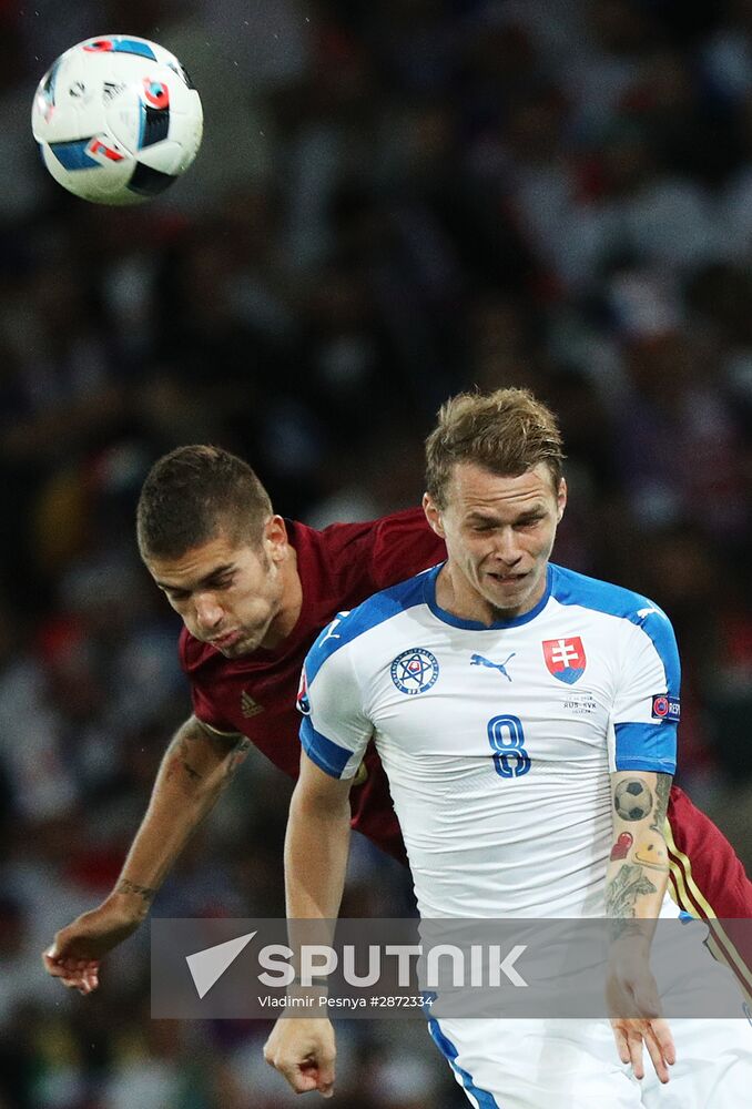 UEFA Euro 2016. Russia vs. Slovakia