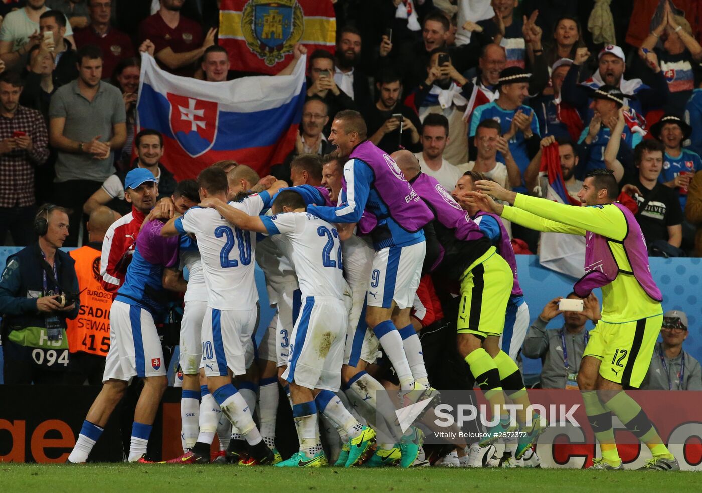 UEFA Euro 2016. Russia vs. Slovakia