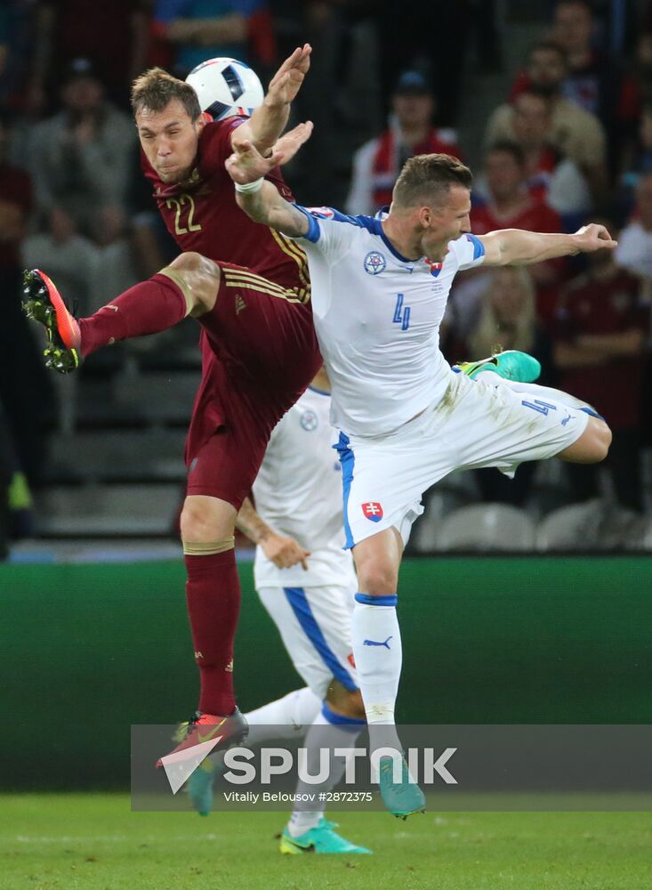 UEFA Euro 2016. Russia vs. Slovakia