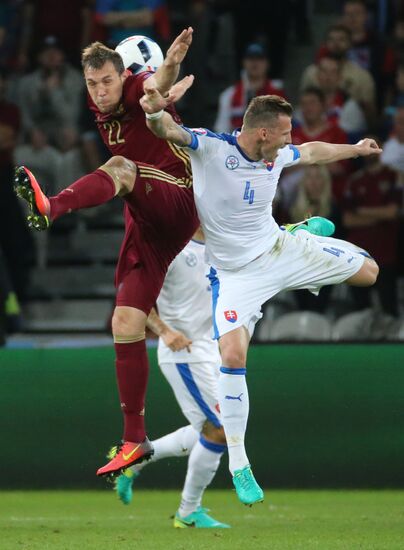 UEFA Euro 2016. Russia vs. Slovakia