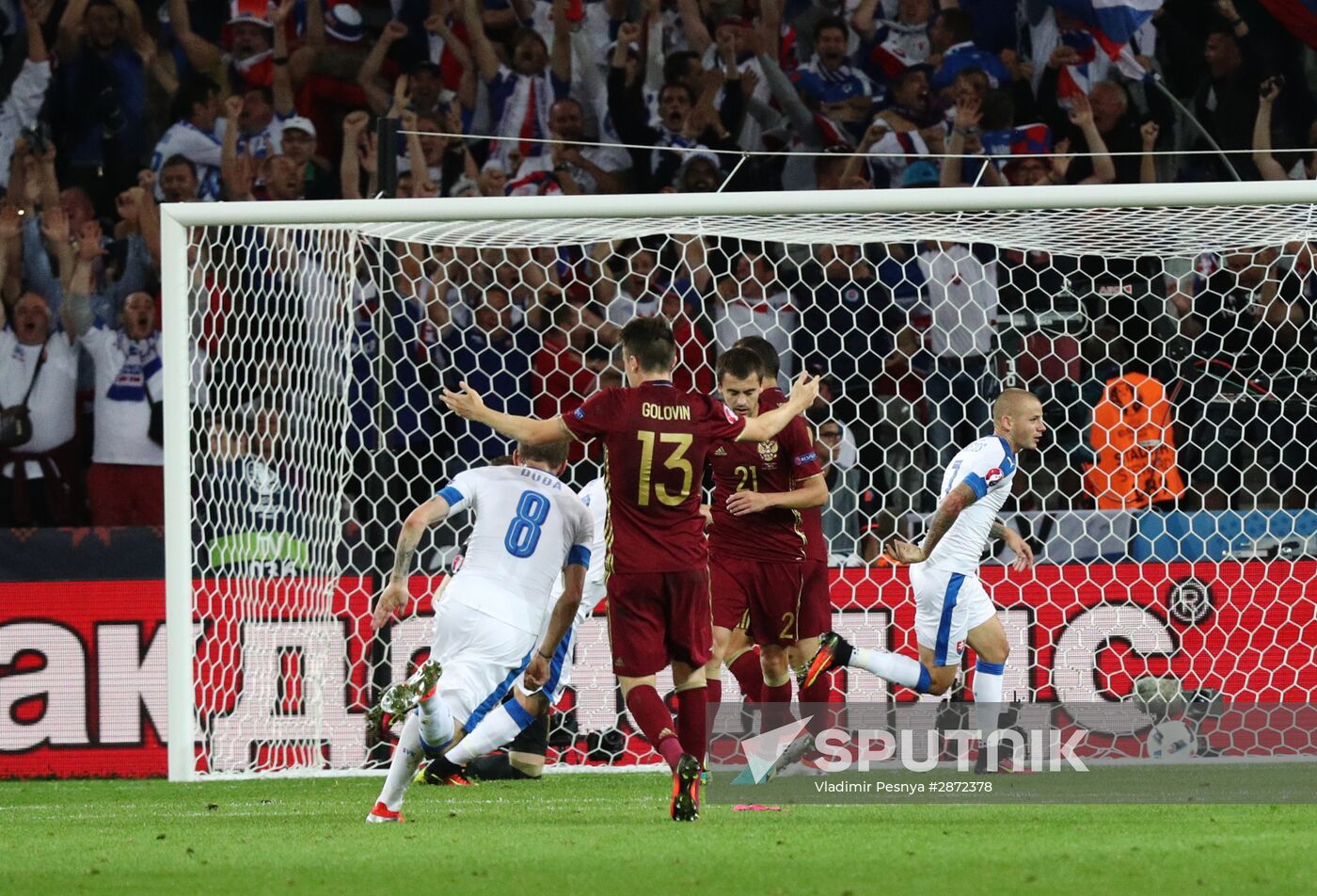 UEFA Euro 2016. Russia vs. Slovakia