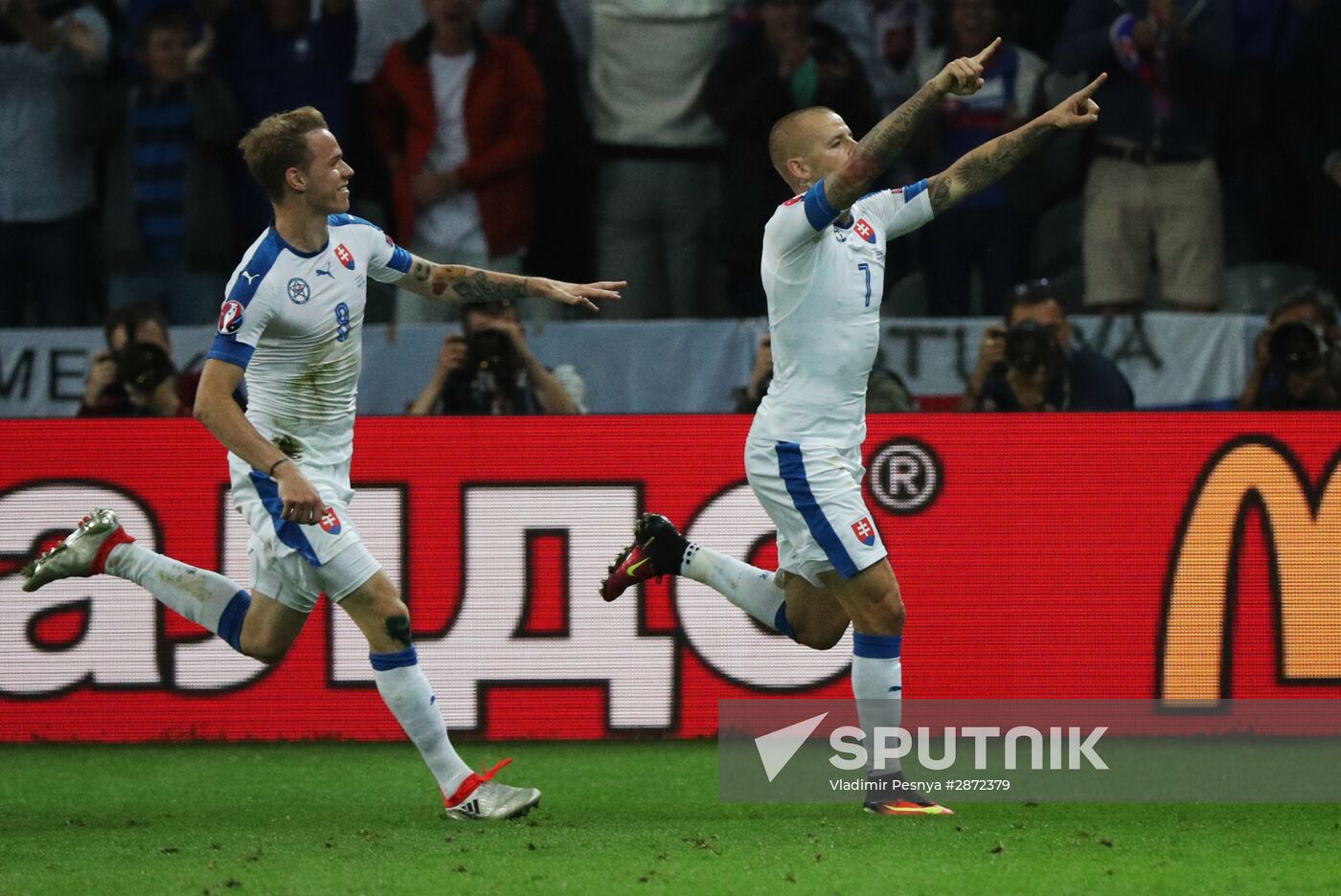 UEFA Euro 2016. Russia vs. Slovakia