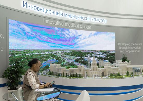 Preparations for St. Petersburg International Economic Forum's opening