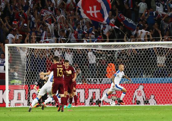 UEFA Euro 2016. Russia vs. Slovakia