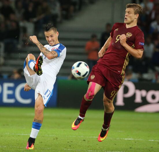 UEFA Euro 2016. Russia vs. Slovakia