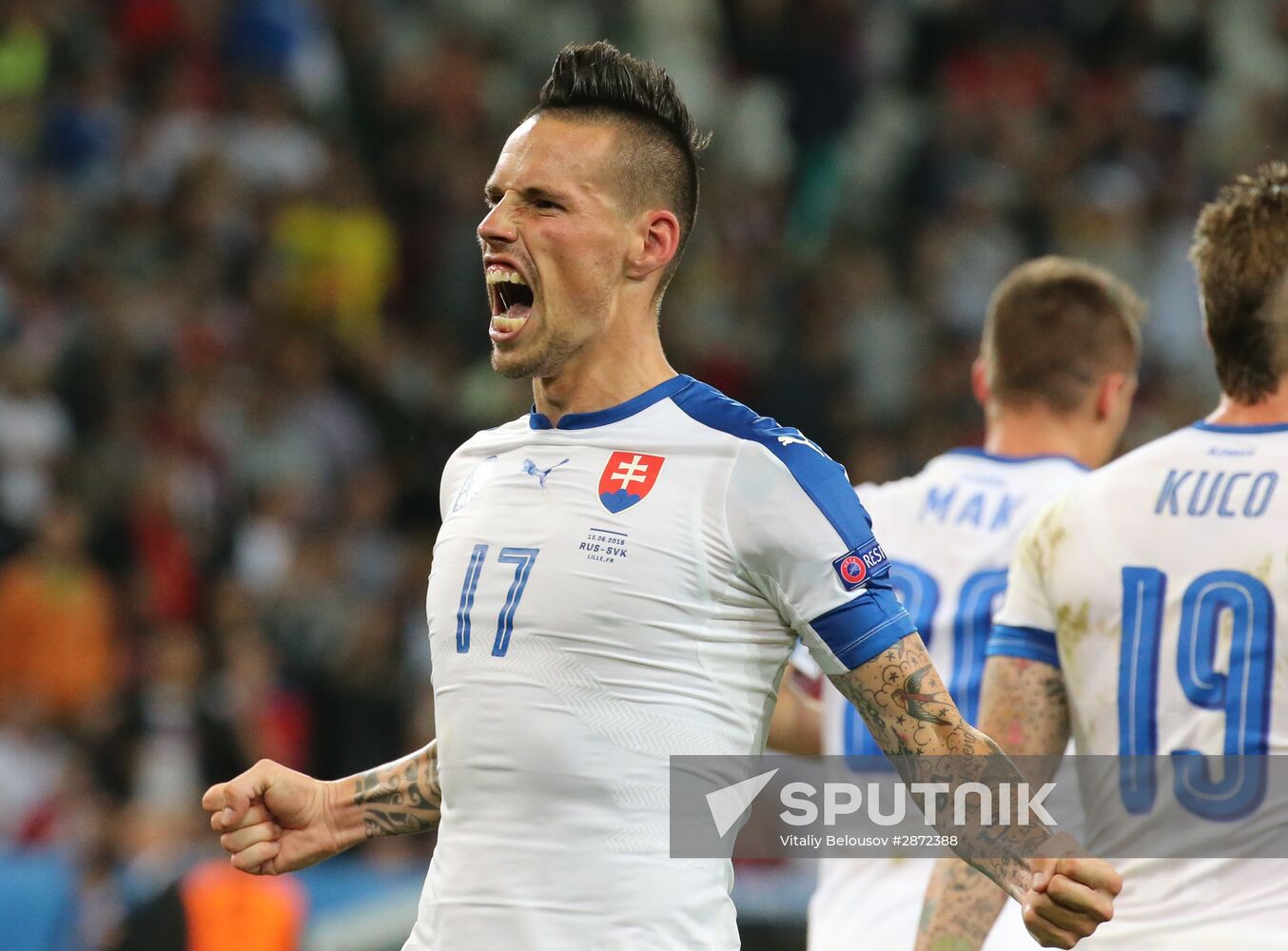 UEFA Euro 2016. Russia vs. Slovakia