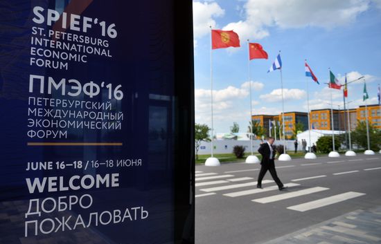 Preparations for St. Petersburg International Economic Forum's opening