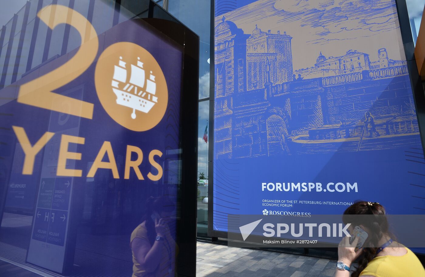 Preparations for St. Petersburg International Economic Forum's opening