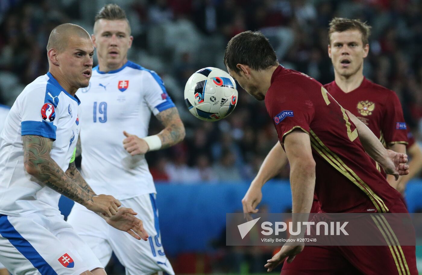 UEFA Euro 2016. Russia vs. Slovakia