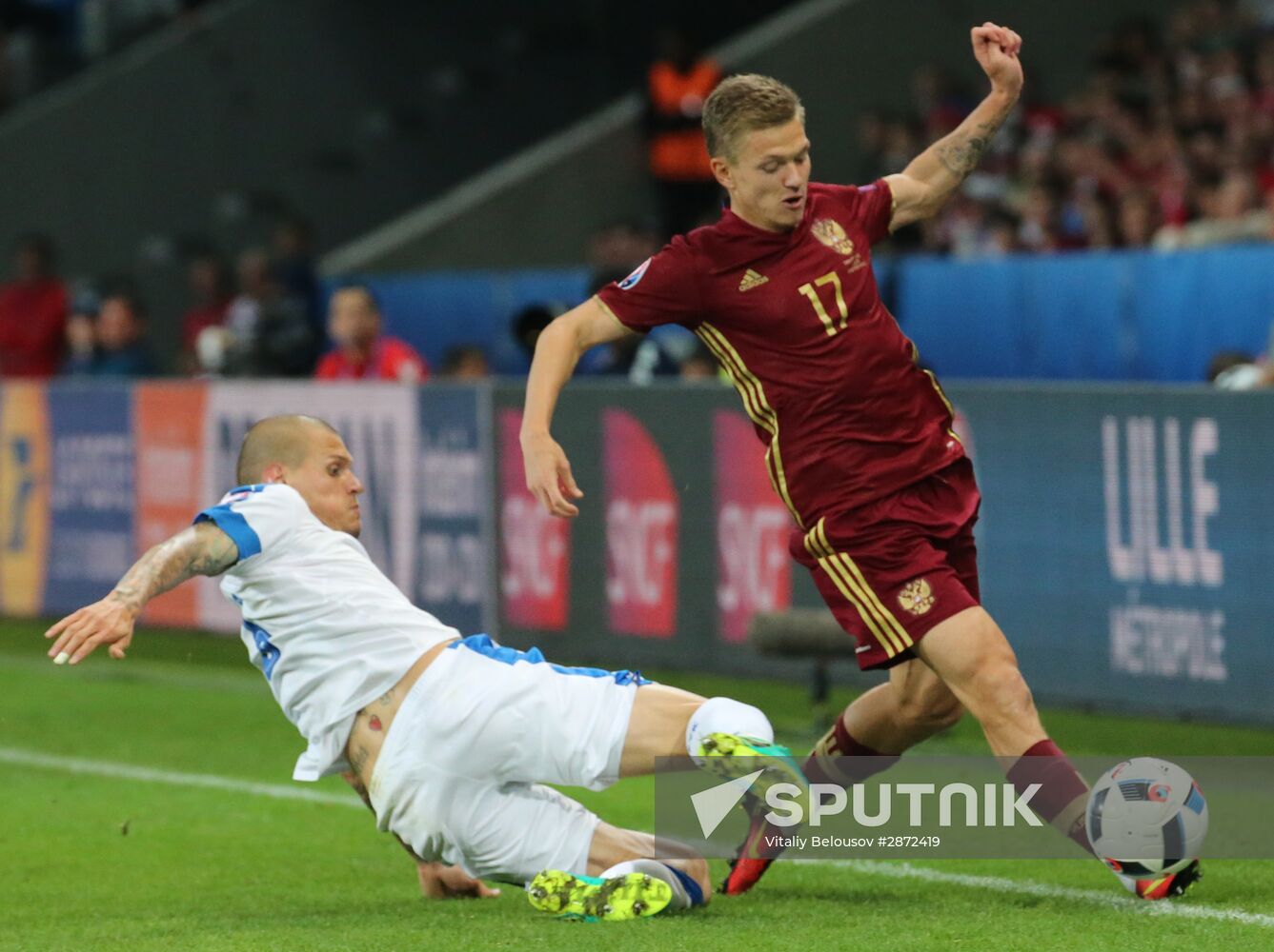 UEFA Euro 2016. Russia vs. Slovakia
