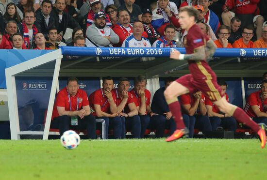 UEFA Euro 2016. Russia vs. Slovakia