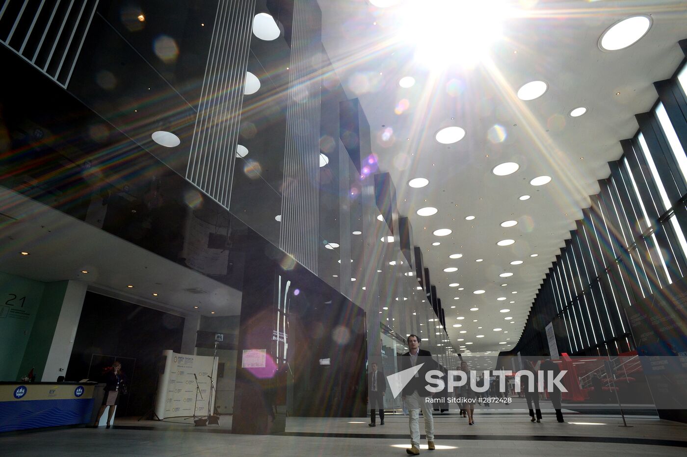Preparations for St. Petersburg International Economic Forum's opening