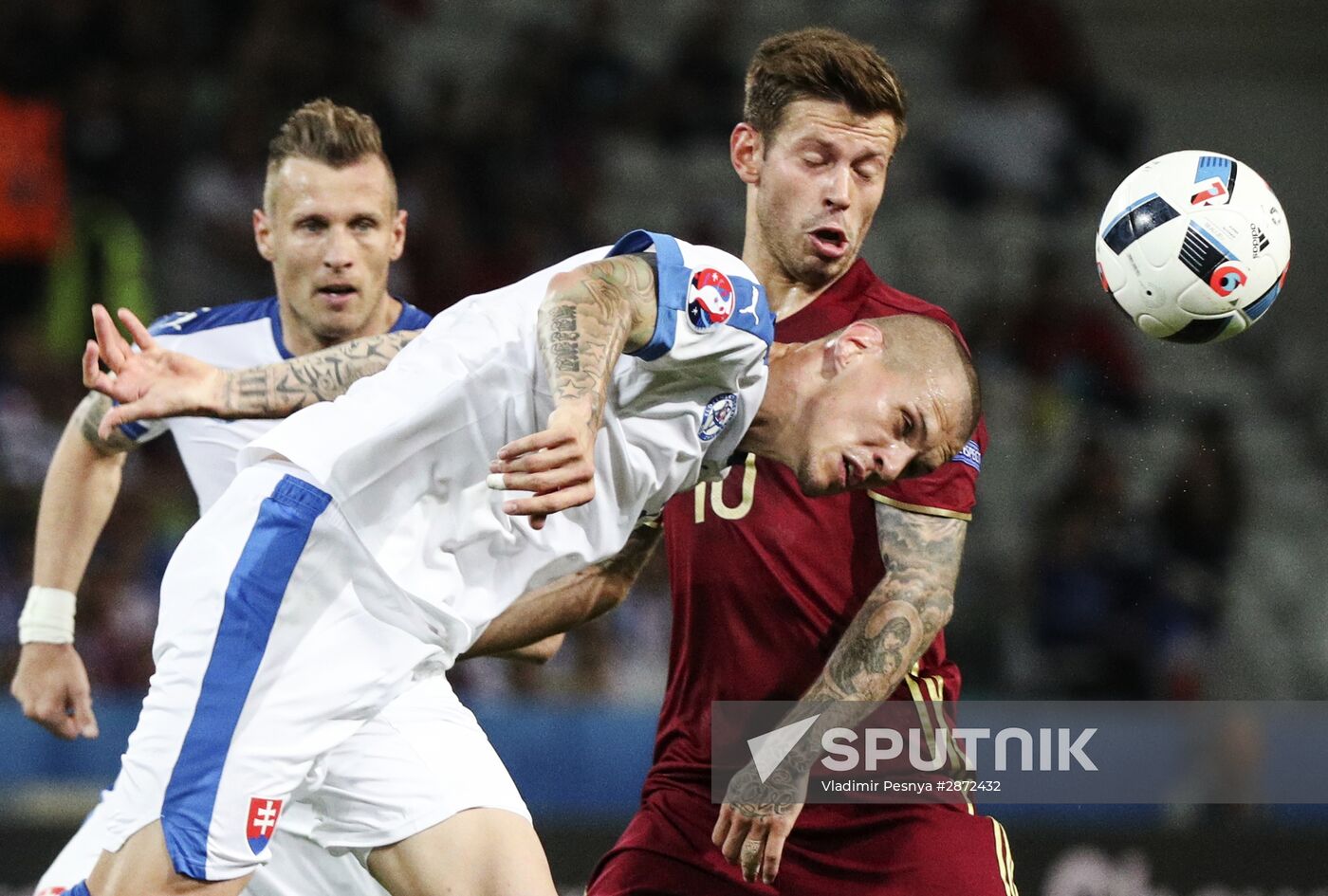 UEFA Euro 2016. Russia vs. Slovakia