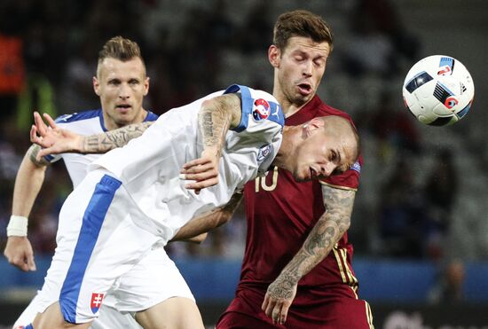 UEFA Euro 2016. Russia vs. Slovakia