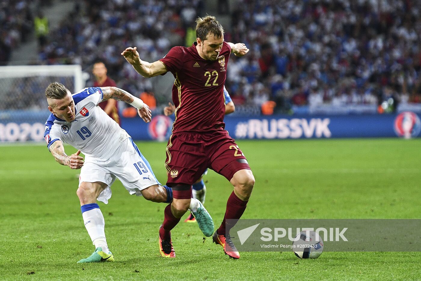 UEFA Euro 2016. Russia vs. Slovakia