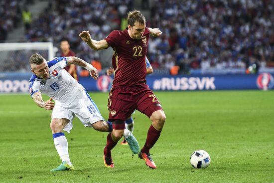 UEFA Euro 2016. Russia vs. Slovakia