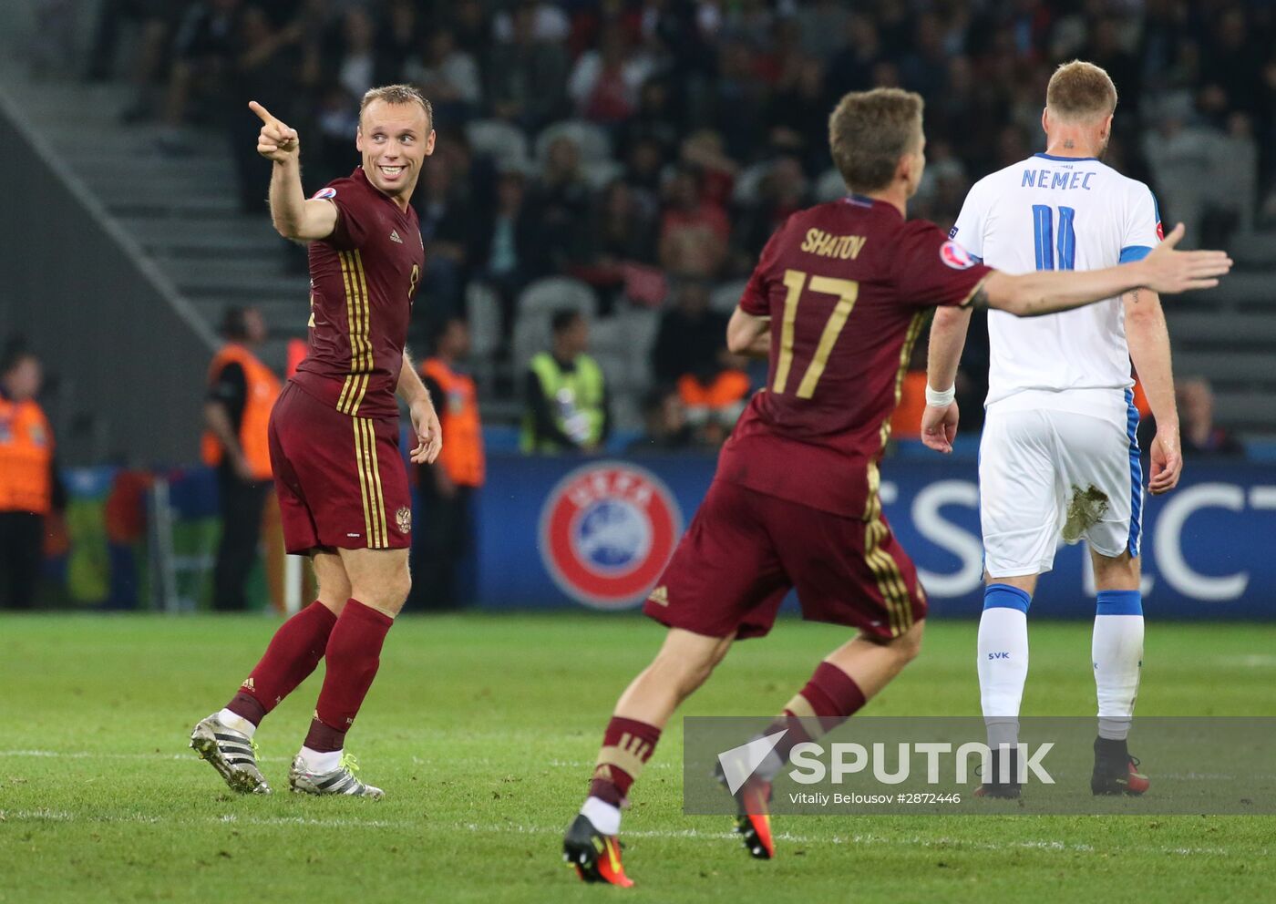 UEFA Euro 2016. Russia vs. Slovakia