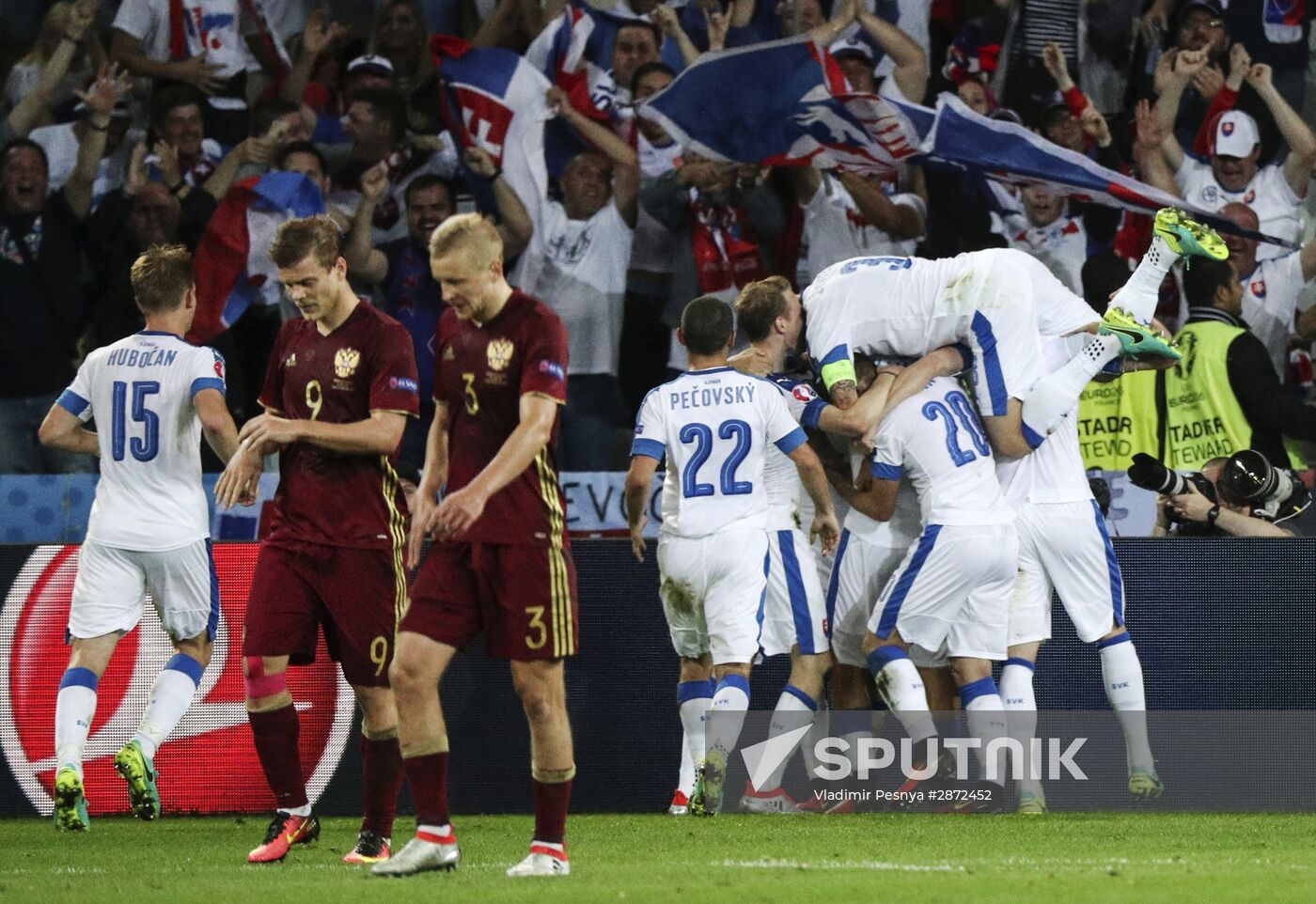 UEFA Euro 2016. Russia vs. Slovakia