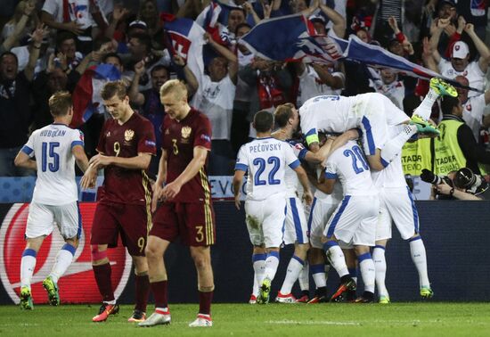 UEFA Euro 2016. Russia vs. Slovakia