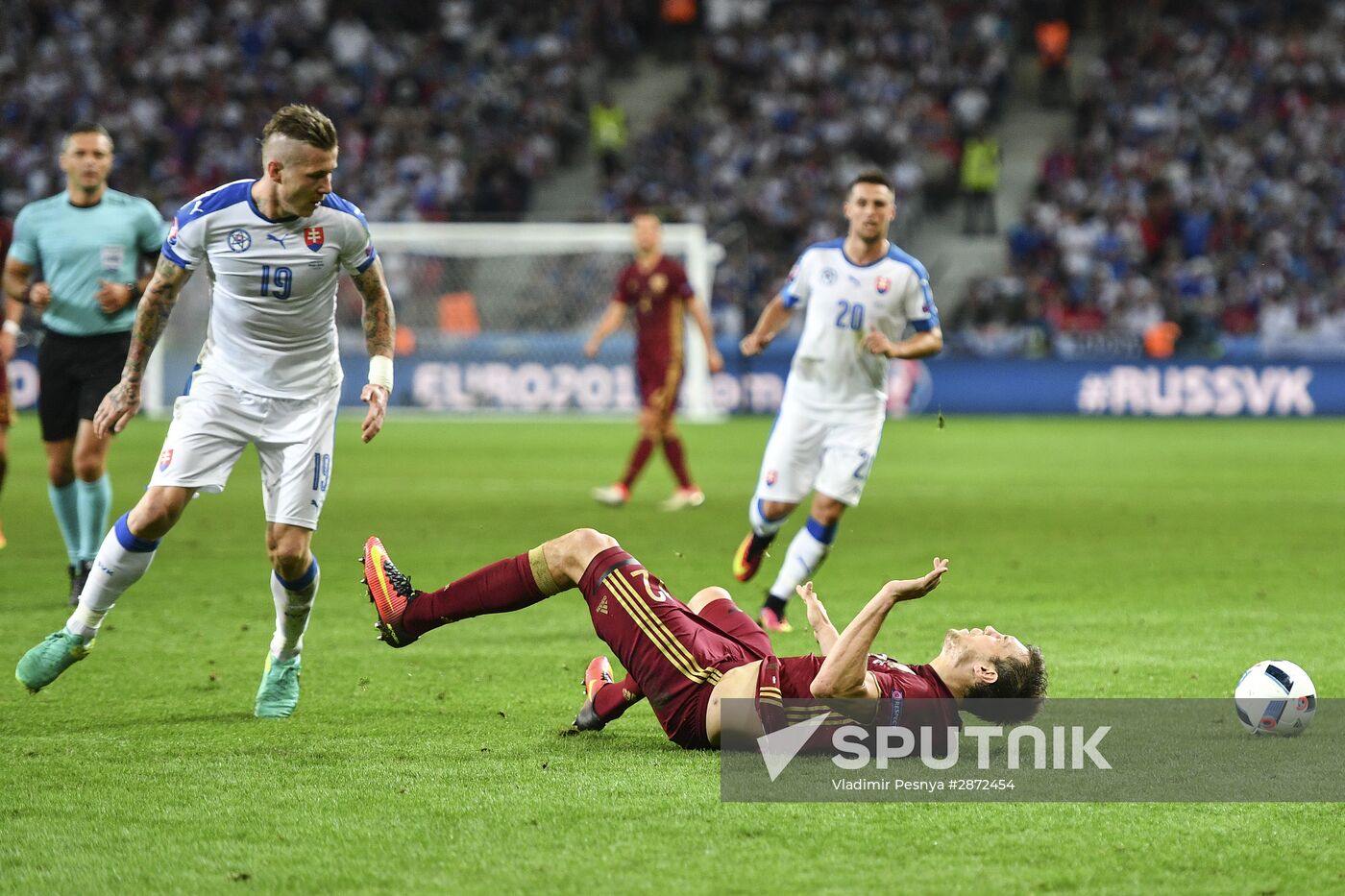 UEFA Euro 2016. Russia vs. Slovakia