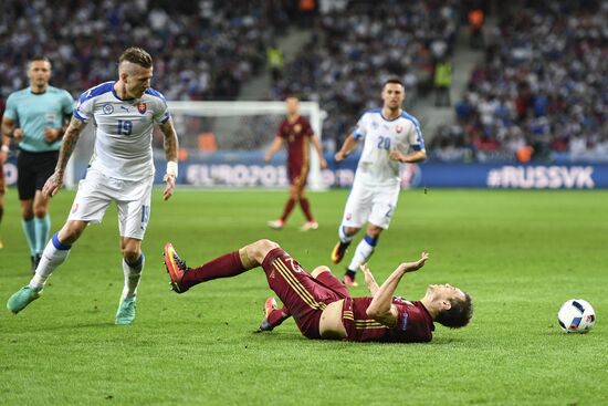 UEFA Euro 2016. Russia vs. Slovakia