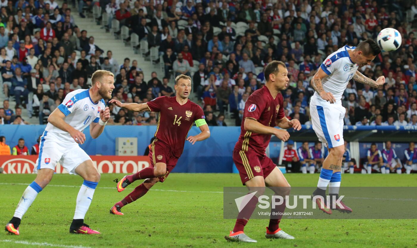 UEFA Euro 2016. Russia vs. Slovakia