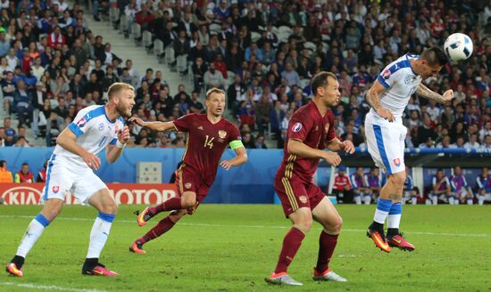 UEFA Euro 2016. Russia vs. Slovakia