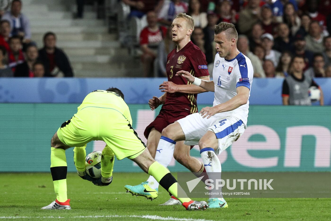 UEFA Euro 2016. Russia vs. Slovakia