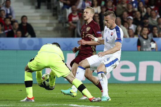 UEFA Euro 2016. Russia vs. Slovakia