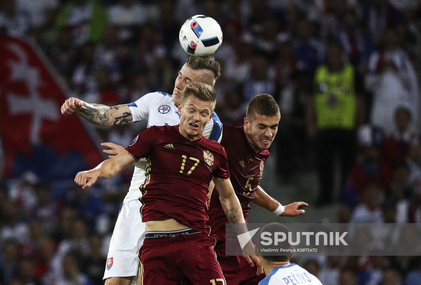 UEFA Euro 2016. Russia vs. Slovakia